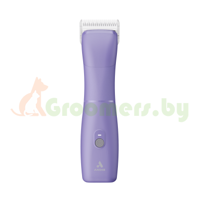 Andis - eMERGE Clipper Cordless - беспроводная машинка для стрижки животных с лезвием CeramicEdge № 10 (1,5 мм), фиолетового цвета