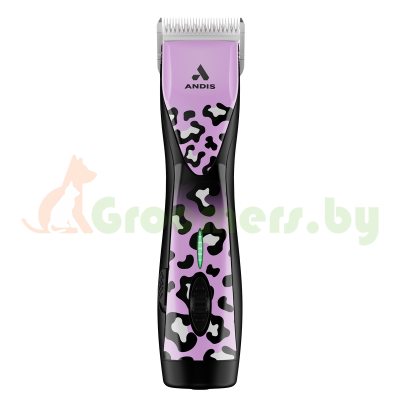 Andis - Pulse ZR II Clipper Wild - профессиональная беспроводная машинка, 5-скоростная с двумя аккумуляторами и лезвием CeramicEdge № 10 (1,5 мм) - лимитированная серия