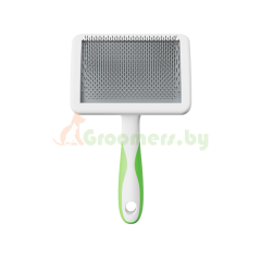 Andis Soft-Tooth Slicker Brush — большая мягкая пуходёрка для всех типов шерсти