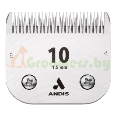 Ножевой блок Andis UltraEdge #10 — стальной сменный нож 1,5 мм, стандарт A5