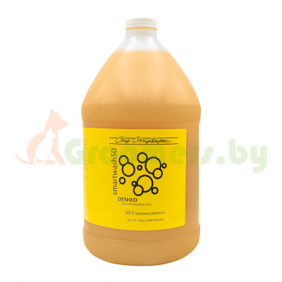 Chris Christensen - Chris Christensen SmartWash 50:1 DeShed Shampoo - увлажняющий шампунь для облегчения линьки, 3,8 л