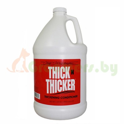 Chris Christensen - Thick N Thicker Thickening Conditioner - Кондиционер для увеличения объема с белками, 3,8 л