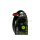 Поводок-рулетка Flexi Black Design S 5 м 12 кг трос зеленый
