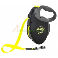 Поводок-рулетка для собак Flexi Giant L Blac Neon