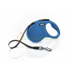 Поводок-рулетка Flexi New Classic L 8 м 50 кг ремень blue