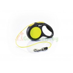 Поводок-рулетка для собак Flexi New Neon XS трос 