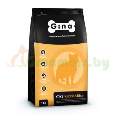 GINA Cat Rabbit&Rice корм для кошек