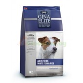 GINA Elite Dog White fish&Rice корм для собак с Рыбой и Рисом 