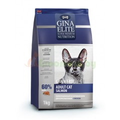 GINA Elite GF Cat Salmon беззерновой корм для кошек с Лососем (NEW)