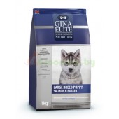 GINA Elite Large Puppy Salmon&Potato корм для щенков крупных пород с Лососем и Картофелем