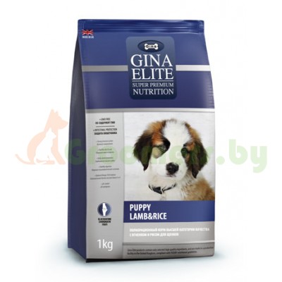 GINA Elite Puppy Lamb&Rice корм для щенков Ягненок с Рисом