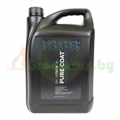Шампунь Show Tech+ Pure Coat для обезжиривания, 5 л