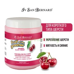 ISB Fruit of the Groomer Black Cherry Восстанавливающая маска для короткой шерст..