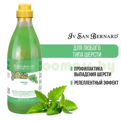 ISB Fruit of the Groomer Mint Шампунь для любого типа шерсти с витамином В6 1 л