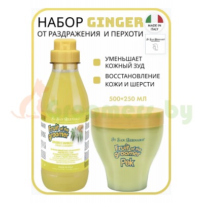 Набор шампунь для собак и Маска Iv San Bernard Ginger-Elderbery