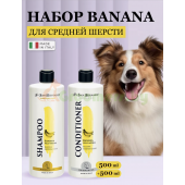 Набор Шампунь для собак и Кондиционер Iv San Bernard Banana