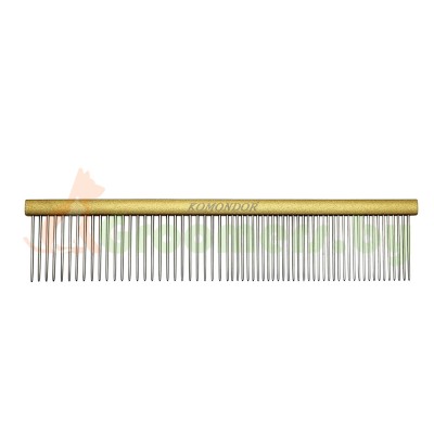 Гребень KOMONDOR 50/50 облегченный 19 см KG-005