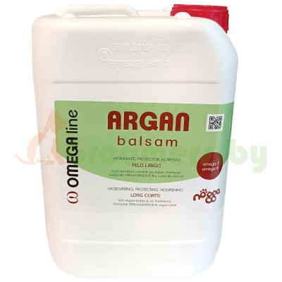 Nogga - Omega Line, Argan Balsam — бальзам с аргановым маслом для ухода за длинной шерстью, объемом 5 л
