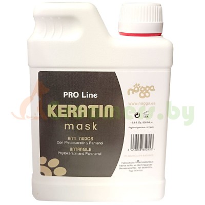 Nogga - Pro Line, Keratin Mask - кератиновая восстанавливающая маска для распутывания колтунов, 500 мл