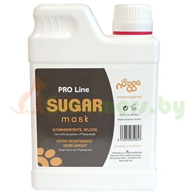 Nogga - Pro Line, Sugar Mask - экстра-увлажняющая маска для длинной шерсти, без ополаскивателя, 500 мл