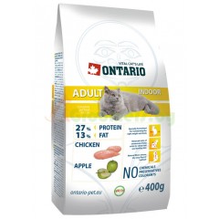 ONTARIO корм для домашних кошек с цыпленком (Adult Indoor)