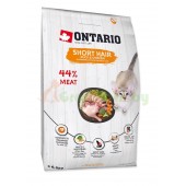 ONTARIO корм для короткошерстных кошек с курицей и уткой (Ontario Cat Shorthair)