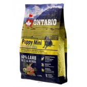 ONTARIO корм для щенков малых пород с ягненком и рисом (Puppy Mini Lamb & Rice)