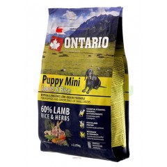 ONTARIO корм для щенков малых пород с ягненком и рисом (Puppy Mini Lamb & Ri..