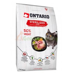ONTARIO корм для стерилизованных кошек с ягненком (Ontario Cat Sterilised Lamb)