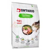 ONTARIO корм для вывода шерсти у кошек с уткой и курицей (Ontario Cat Hairball)