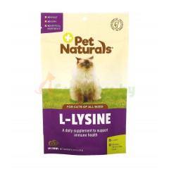 Pet Naturals, L-лизин для котов, со вкусом куриной печени, 250 мг, 60 жевательны..