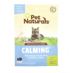 Pet Naturals, успокаивающие таблетки для кошек, 30 жевательных таблеток, 45 г