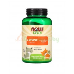 NOW Foods, Now Pets, L-лизин для кошек, 226,8 г 