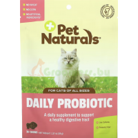 Pet Naturals, ежедневный пробиотик, для кошек, 30 жевательных таблеток, 36 г