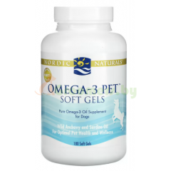 Nordic Naturals, Omega-3 Pet, для собак, 180 капсул